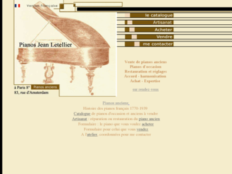 pianosanciens.com website preview