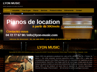 lyon-music.com website preview