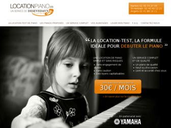 locationpiano.fr website preview