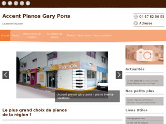 accent-pianos.fr website preview