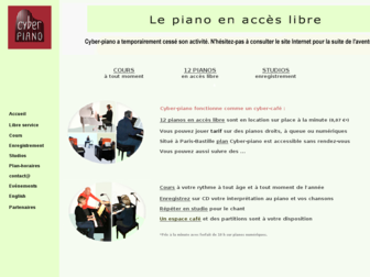 cyber-piano.fr website preview