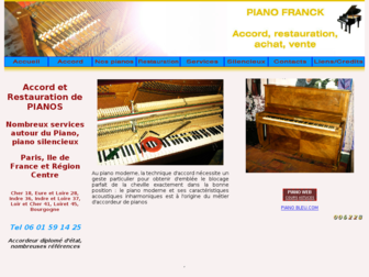piano-franck.com website preview
