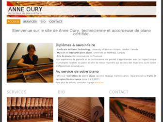 anneoury.com website preview
