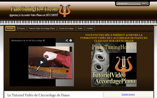 fr.pianotuninghowto.com website preview