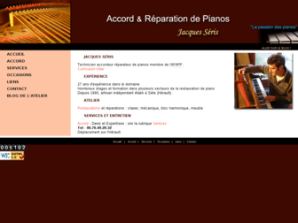 jacques-seris.fr website preview