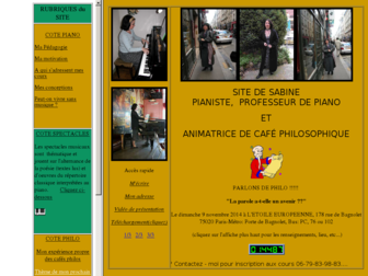 sab.pianiste.free.fr website preview