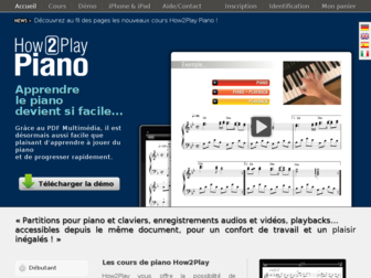 how2play-piano.fr website preview