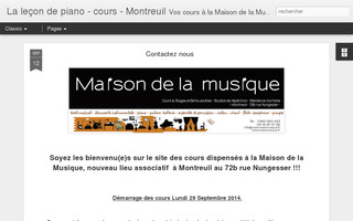 lalecondepiano-cours-montreuil.fr website preview