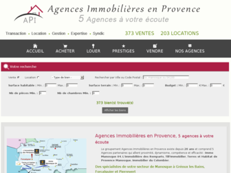 alpes-provence-immo.com website preview