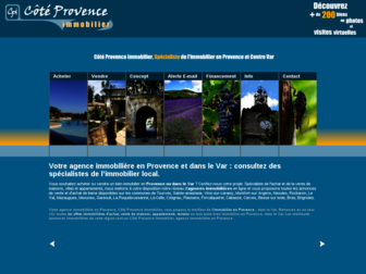 cote-provence-immobilier.fr website preview