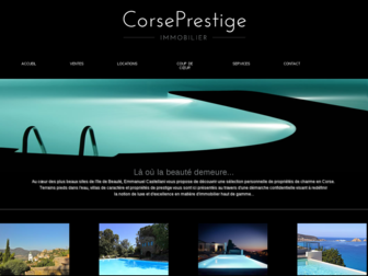 corseprestige.com website preview