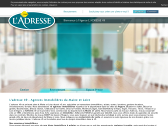 ladresse-49.com website preview