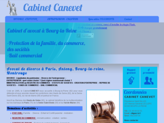 avocat-canevet-bourglareine.com website preview