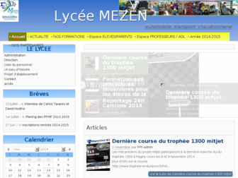 mezen.etab.ac-caen.fr website preview