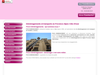 paca-demenagement.com website preview