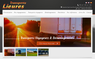 lieurestransports.fr website preview