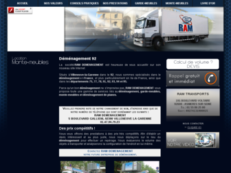 ramdemenagement.fr website preview
