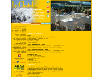 hotel-le-chatelas.com website preview