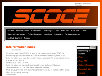 scoce.fr website preview
