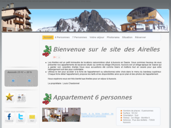 location-vacances-aussois.fr website preview