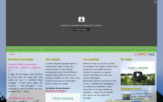 auvergne-chalets.fr website preview