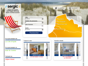 sergic-vacances.com website preview