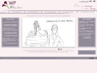 wp-weddingplanner.fr website preview