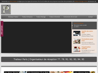 progtraiteur.fr website preview
