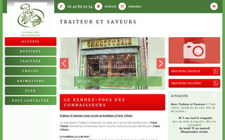 traiteuretsaveurs.fr website preview