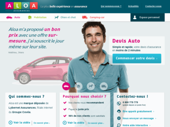 aloa-assurances.fr website preview