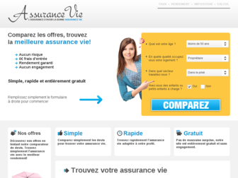 assuranceviecomparatif.fr website preview