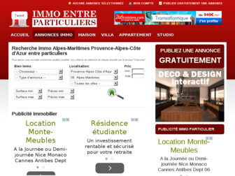 alpes-maritimes.immo-entre-particuliers.com website preview
