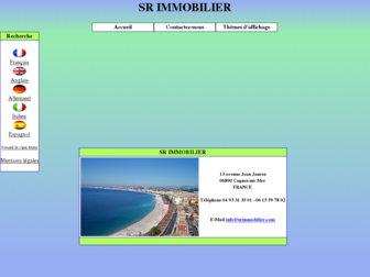 srimmobilier.com website preview