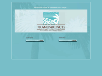 transparences-immobilier.com website preview