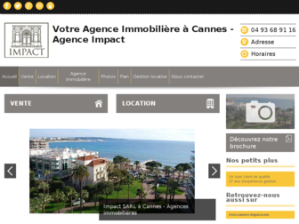 impact-immobilier-cannes.com website preview