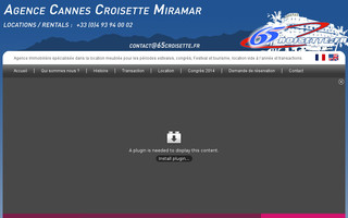 65croisette.fr website preview