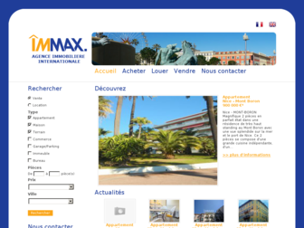 immax06.fr website preview
