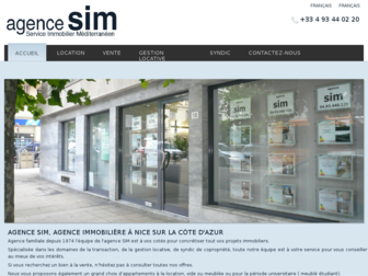 agence-sim.com website preview