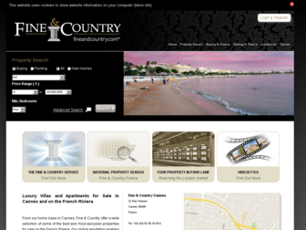 fineandcountry.fr website preview