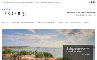 oceanly.fr website preview