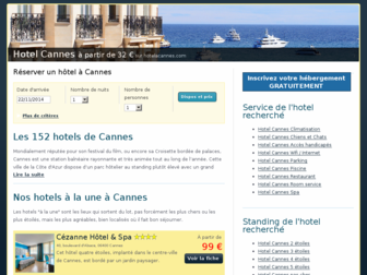 hotelacannes.com website preview