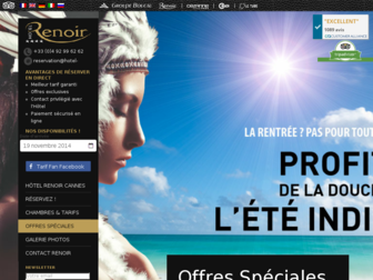 hotel-renoir.fr website preview