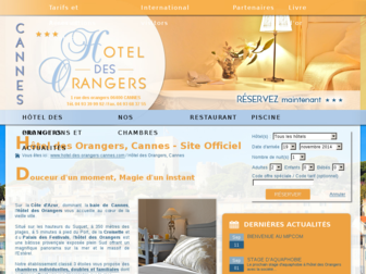 hotel-des-orangers-cannes.com website preview