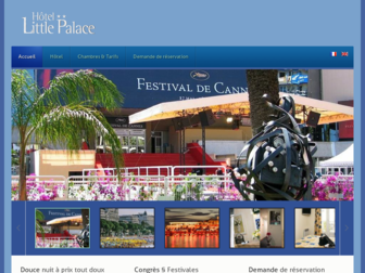 hotel-cannes-littlepalace.com website preview