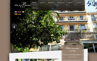 hotel-de-provence.com website preview