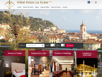 hotel-aston.com website preview