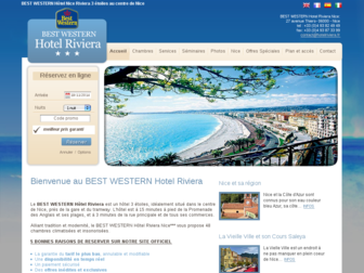 hotel-riviera-nice.com website preview