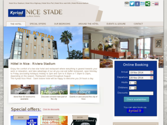 hotel-nice-stade.com website preview