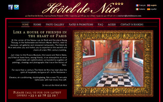 hoteldenice.com website preview
