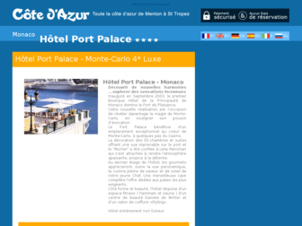 hotel-port-palace-monaco.cote.azur.fr website preview